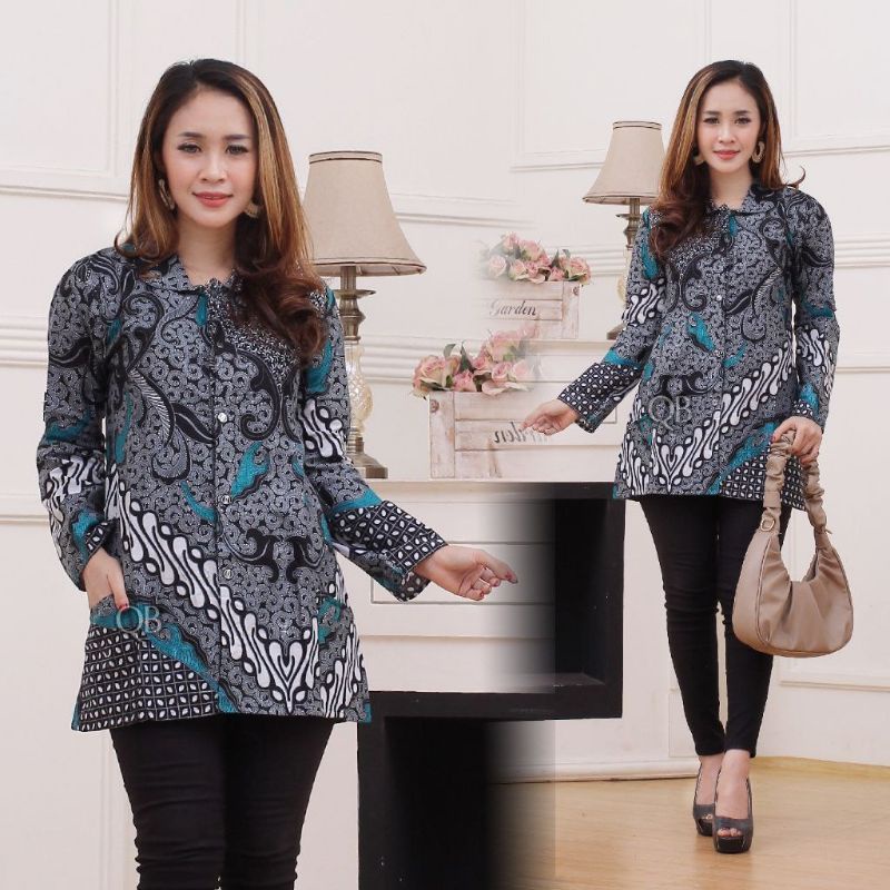 Po pola blus wanita untuk produksi baju >>> bukan jual bajunya !!! Jual Atasan Baju Batik Cewek Lengan Panjang Model Kancing Depan Abu Dan Coklat L Xl Kerja Kantor Formal Indonesia Shopee Indonesia