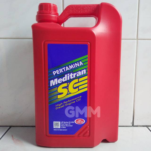 Oli Mesin Mobil Diesel Pertamina Meditran Sc Sae 15w 40 Api Cf 4 Sg 5 Liter Shopee Indonesia