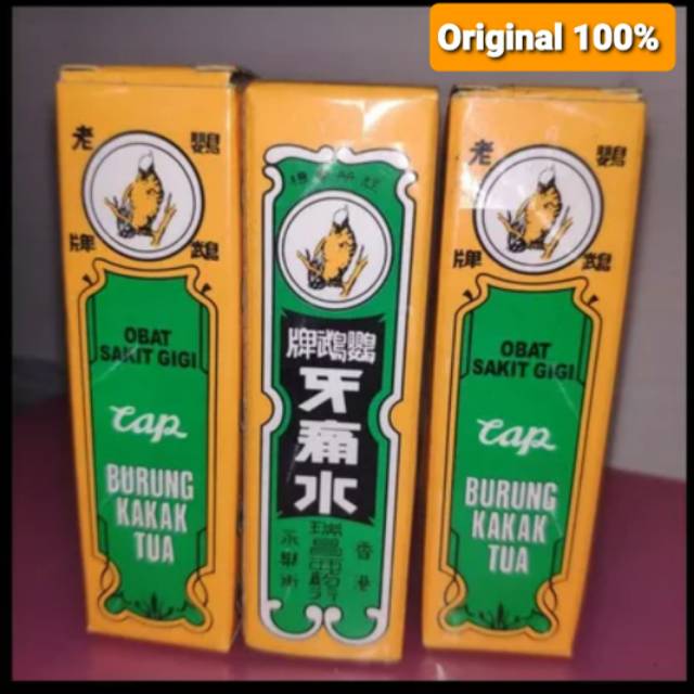 Membantu meringankan rasa nyeri pada sakit gigi, misalnya gigi berlubang. Jual Minyak Cap Burung Kakak Tua Obat Sakit Gigi Indonesia Shopee Indonesia