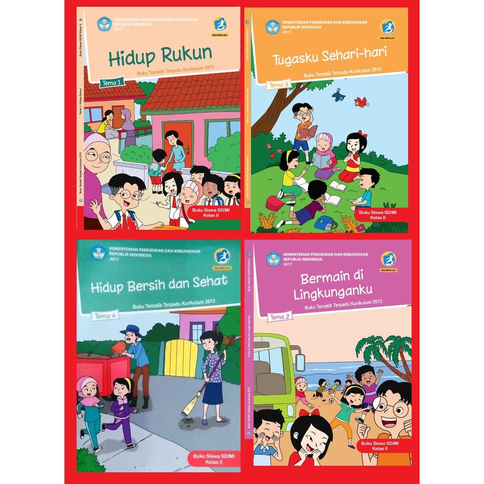 Di sini kamu bisa belajar semua materi kelas 2 sd mulai dari mata pelajaran matematika, ipa, ips, bahasa indonesia dan lain sebagainya. Paket Buku Tematik Kelas 2 Sd Mi Shopee Indonesia