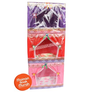 Celine evangelista pamer foto cantik saat pemotretan di media sosial. Ranjang Kasur Tempat Tidur Kayu Boneka Barbie Dengan Tirai