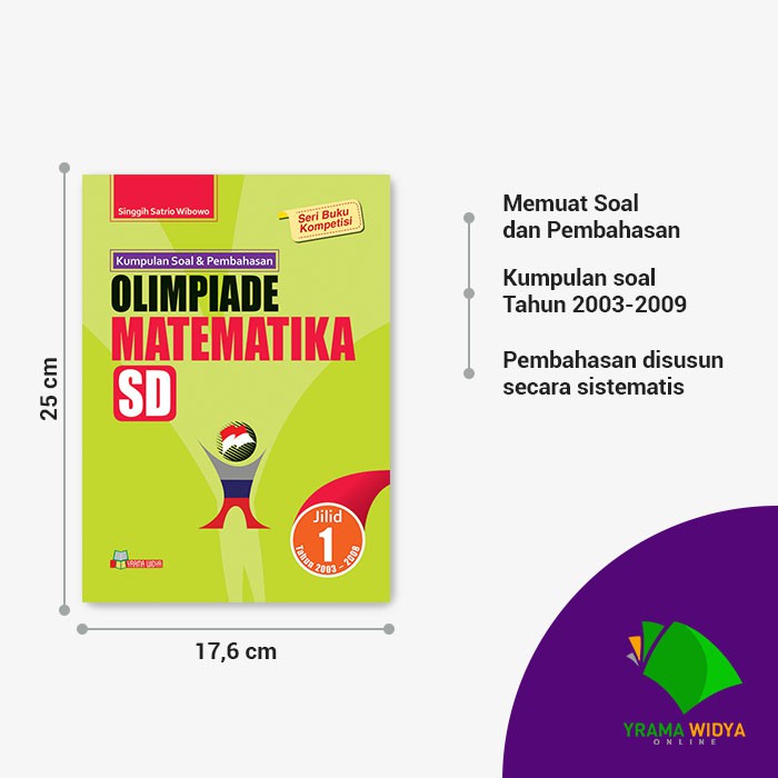 1/3/2017 · pembahasan dan kunci jawaban soal olimpiade matematika sd/mi 1. Buku Kumpulan Soal Dan Pembahasan Olimpiade Matematika Sd Jilid 1 Seri Buku Olimpiade Yrama Widya Shopee Indonesia