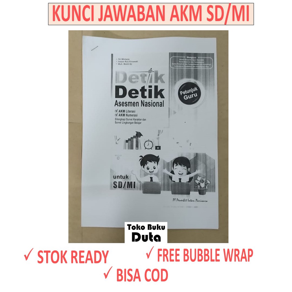 Kunci jawaban detik detik kelas 6 2020 2020 revisi 2021. Kunci Jawaban Detik Detik Asesmen Nasional Sd Mi Akm Literasi Akm Numerasi Shopee Indonesia