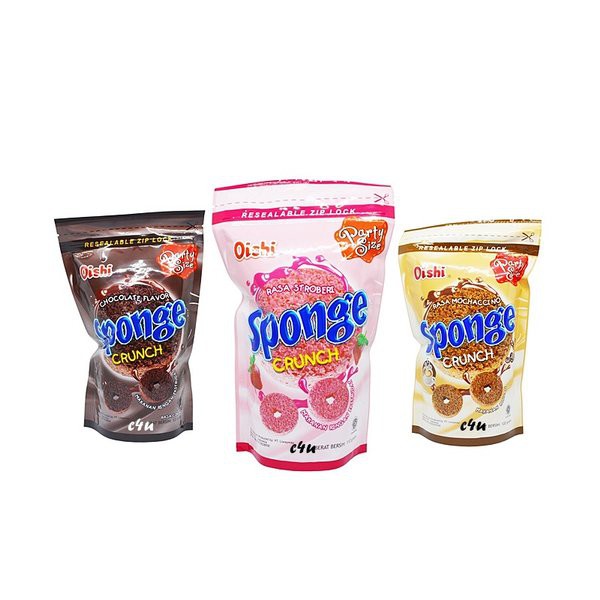 Terbaru Oishi - Sponge Crunch - Party Size 120 gr Murah | Shopee Indonesia