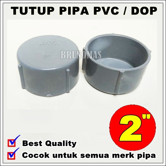 Tutup Pipa PVC - DOP 2 Inchi - Tutup PCV Tanpa Drat | Shopee Indonesia
