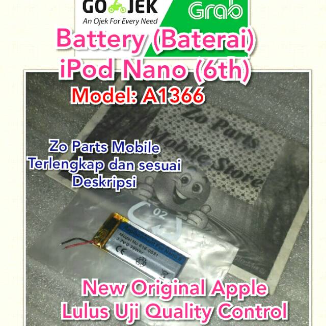 Buy it with · this item: Baterai Battery Ipod Nano 6th Generation A1366 New Original Apple Shopee Indonesia