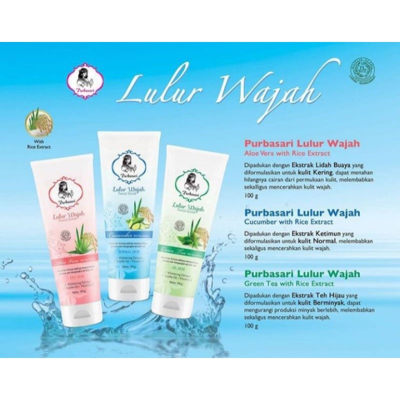 18/03/2022 · salah satu produk lulur badan untuk kulit kering dan bersisik akibat kering tadi yang bisa digunakan adalah clarins exfoliating body scrub. Jual Purbasari Lulur Wajah Facial Scrub 100 Ml Skin Care Indonesia Shopee Indonesia