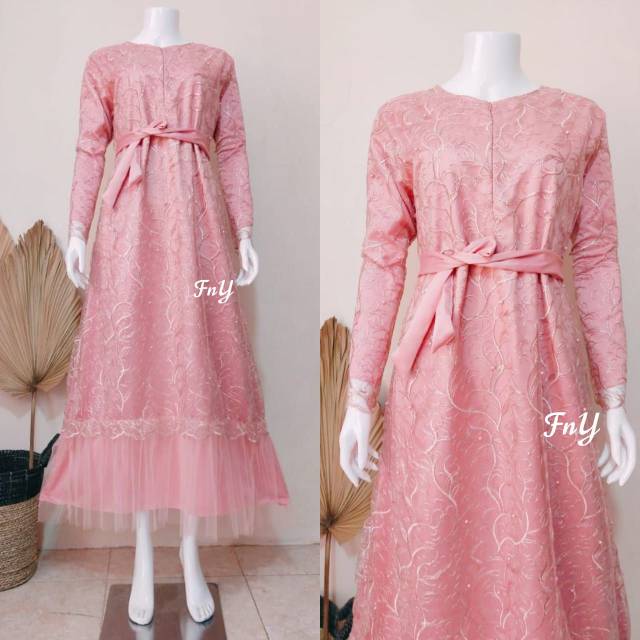 Maxi Dress Brokat Jumbo Ld 120 Gamis Brokat Maxi Brokat Dress Brokat Jumbo Big Size Shopee Indonesia