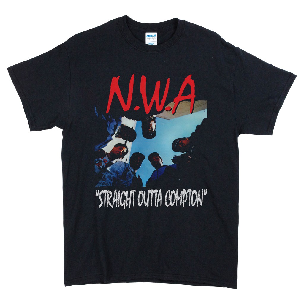 ∙ promo pengguna baru ∙ kurir instan ∙ bebas ongkir ∙ cicilan . Kaos Band N W A Straight Outta Compton Merch Gildan Unisex Cod Shopee Indonesia