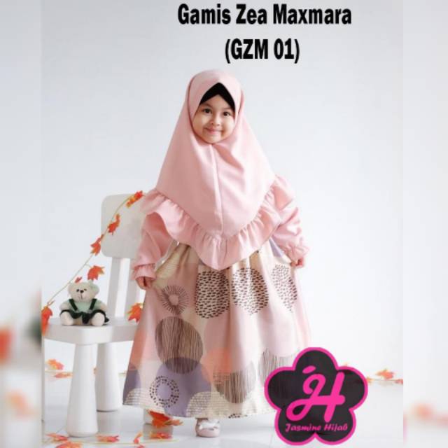 Gzm 001 Gamis Anak Zea Maxmara Lucu Murah Kekinian Shopee Indonesia