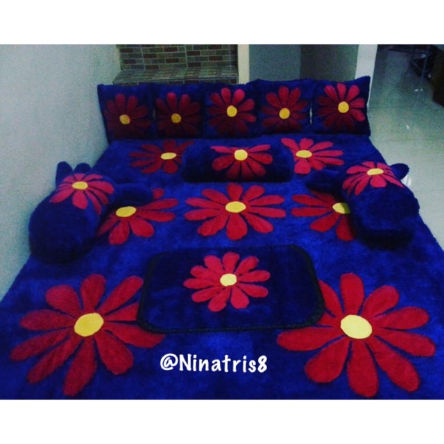 Pengrajin karpet karakter, bantal motif karakter dll. Jual Karpet Karakter Bulu Rasfur Murah Inoac 5cm Uk 150x200 Motif Bunga Matahari Indonesia Shopee Indonesia