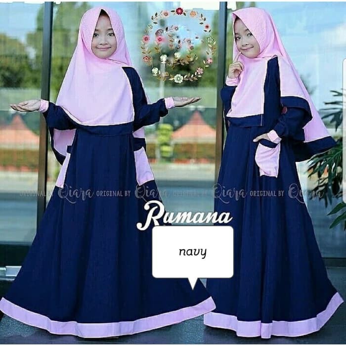 Gamis Anak Perempuan Murah 5 10th Size M Delilah Saleha Series