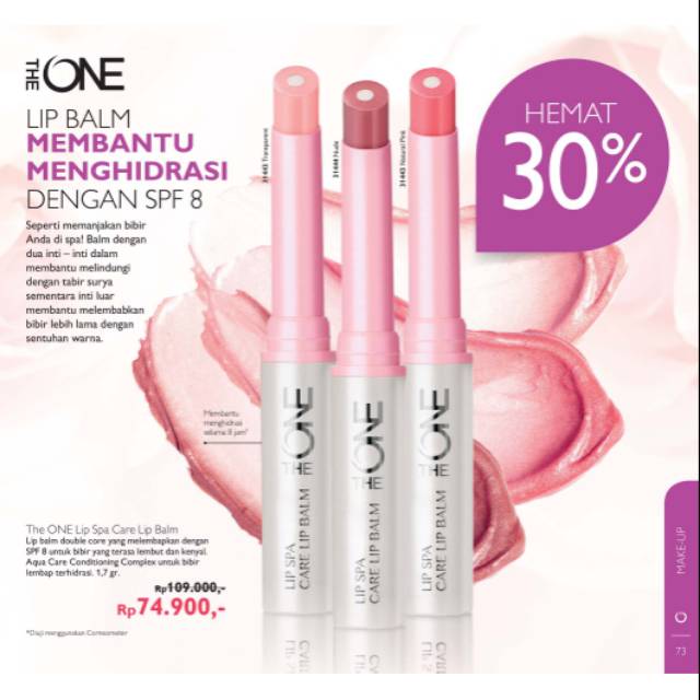 Like a spa day out for lips! Jual The One Lip Spa Care Lip Balm By O R I F L A M E Indonesia Shopee Indonesia