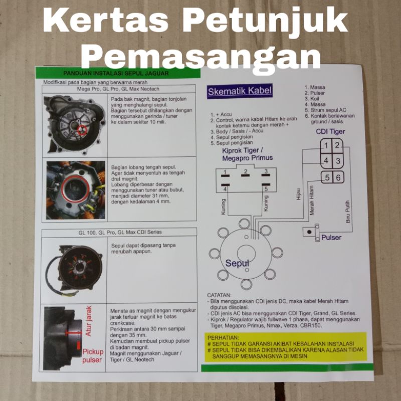 (+) kunci kontak · 2. Sepul Spul Jaguar Sepul Megapro Sepul Gl Ac Fullwave Shopee Indonesia