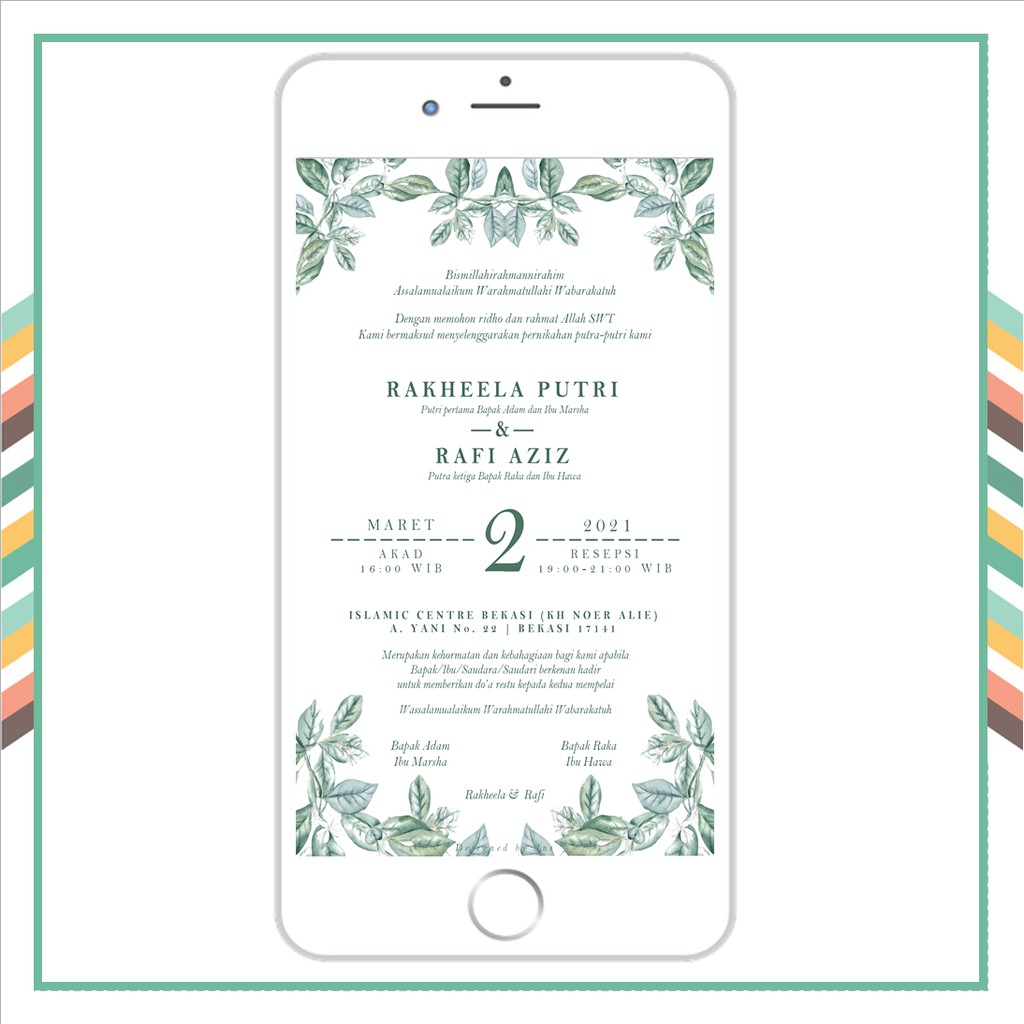 Figureans Undangan Digital Tema Rustic Png E Invitation Undangan Pernikahan Shopee Indonesia