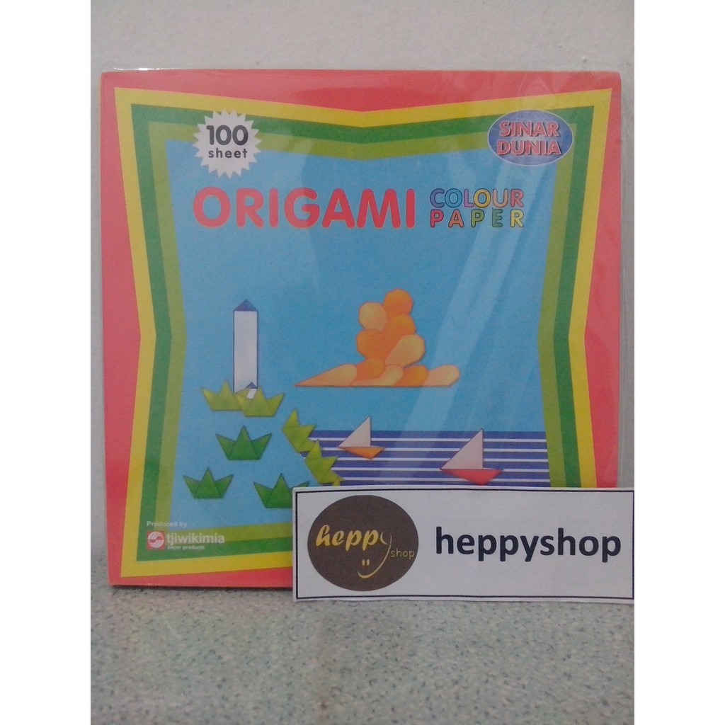 8 22 2021 gambar kolase gajah dari kertas origami wafa sebelumnya pernah mencoba dengan teknik kolase kertas origami disobek sobek dan . Kertas Origami Sidu Besar | Shopee Indonesia