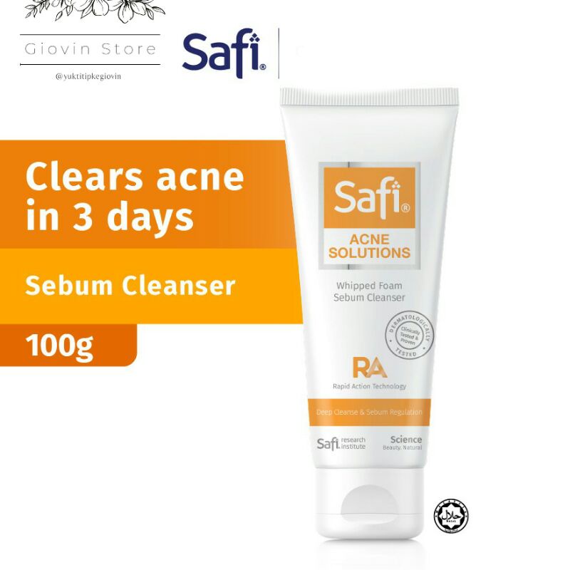 Namun, penggunaan produk safi anti acne series untuk kulit berjerawat masalah jerawat . Jual Safi Malaysia Safi Anti Acne Solutions Pembersih Wajah Penghilang Bekas Jerawat Pembersih Wajah Berjerawat Sabun Wajah Pencerah Krim Penghilang Bopeng Indonesia Shopee Indonesia