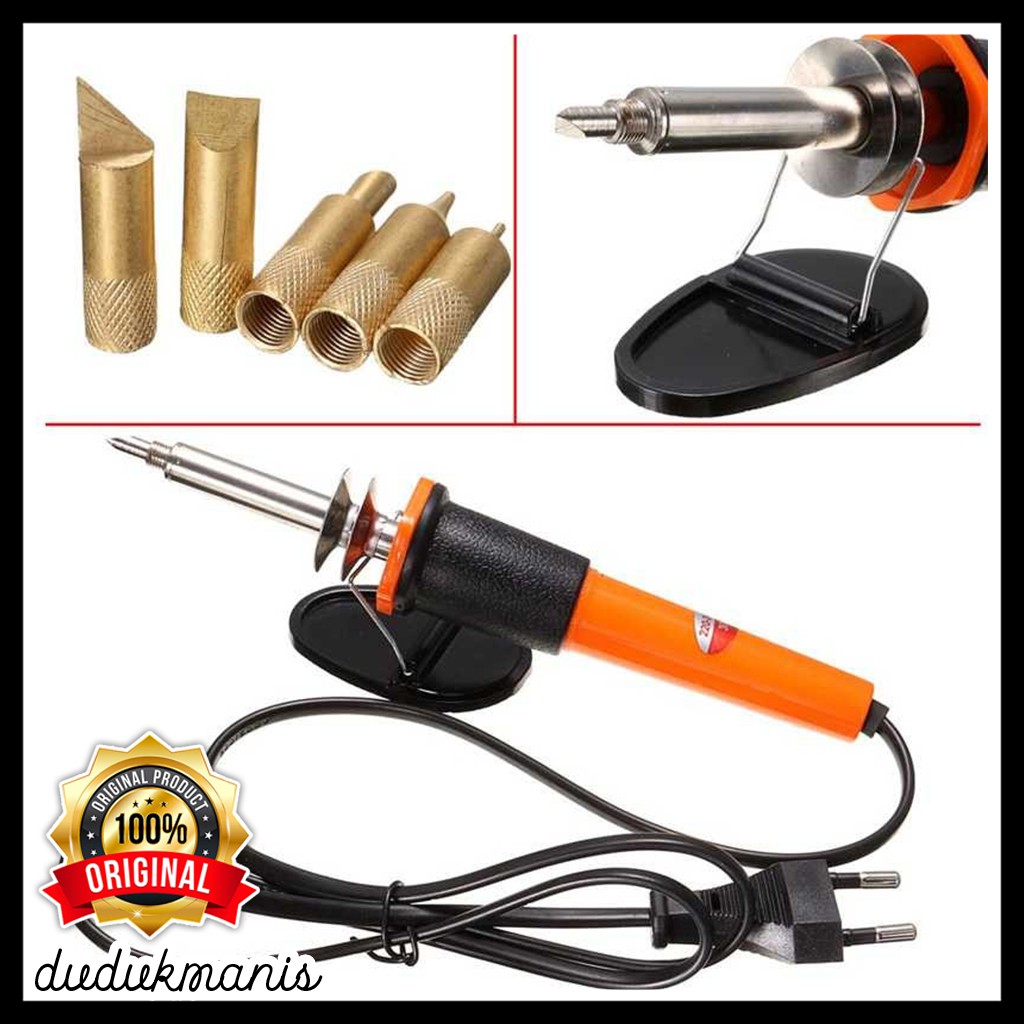 Solder Ukir Kayu Daya 30 Watt Indonesia Beberapa orang melakukannya untuk kesenangan yang lain membuat ukiran yang rumit atau sederhana mebel atau tanda-tanda untuk mencari nafkah.