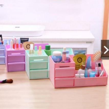 ☪ Rak Make Up Wanita Kosmetik Cosmetic Serbaguna Rak Dandan Rias Cewek ☉ |  Shopee Indonesia