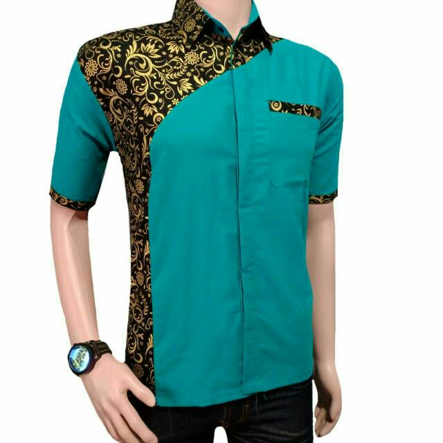 Jual CONTOH BAJU BATIK KARYAWAN KANTOR KOMBINASI Indonesia|Shopee Indonesia