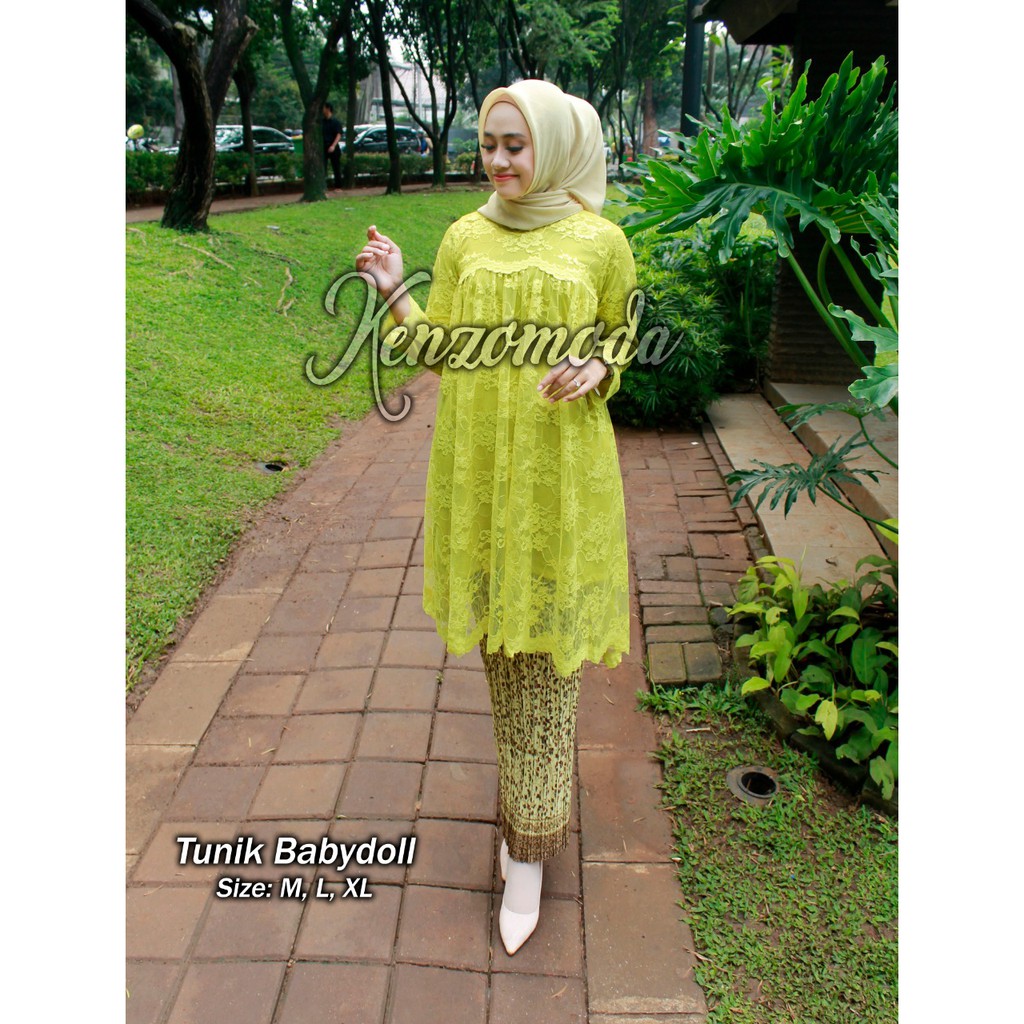 Kebaya Brukat Babydoll Shopee Indonesia
