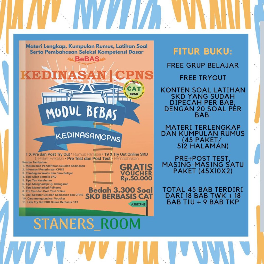 Tes tkd ini juga diadakan untuk sekolah ikatan dinas lainnya seperti stis, stmkg (bmkg) berikut detail sistem penilaian tkd : Buku Skd Cpns Dan Kedinasan Pkn Stan Stis Stmkg Akpol Akmil Free Ebook Unbk Dan Utbk Shopee Indonesia