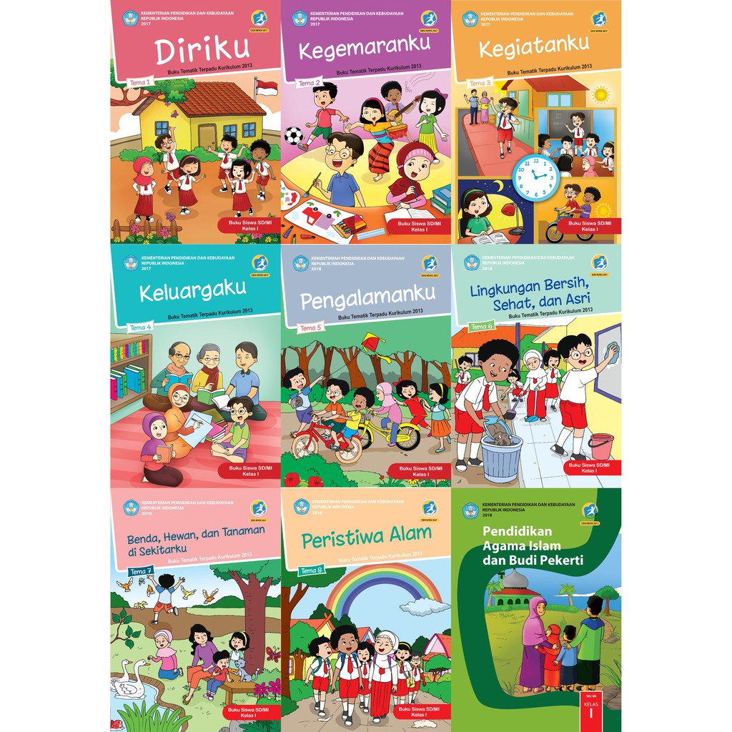 Ayo belajar pkn tanpa harus beli buku, cukup download saja. BUKU PAKET TEMATIK SD KELAS 1 Tema 1,2,3,4,5,6,7,8 Agama Islam | Shopee Indonesia