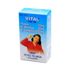 Vital Ear Oil 10 Ml Obat Tetes Telinga Membersihkan Rongga