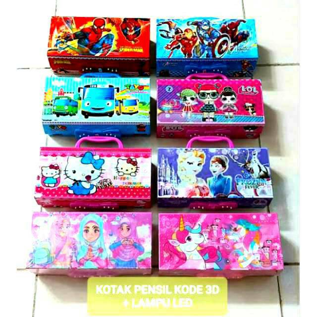 Beli produk tempat pensil kotak pensil gambar berkualitas dengan harga murah dari berbagai pelapak di indonesia. Kotak Pensil Kode 3d Lampu Led 3 Susun 3 Mode Nyala Shopee Indonesia