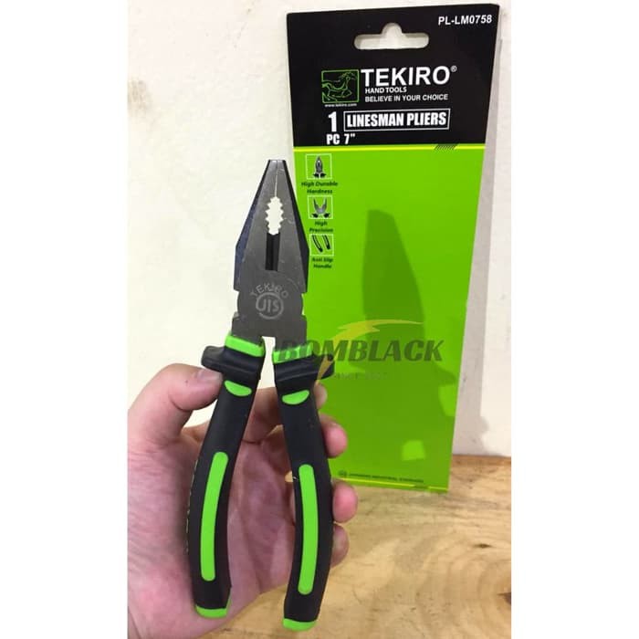 Tang Kombinasi 7 inch TEKIRO 7 inci 7 inchi Linesman Pliers MURAH | Shopee  Indonesia
