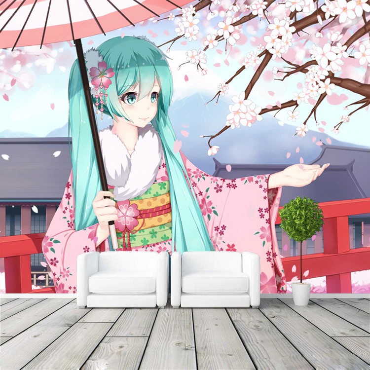 Tons of awesome kid friendly anime wallpapers to download for free. Jual Hatsune Miku Photo Wallpaper Japanese Anime Wallpaper Custom 3d Wall Murals Kids Girls Bedroom Indonesia Shopee Indonesia