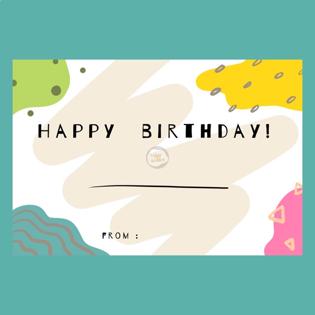 No need to have to bring a gift, which is important you have to come and that's enough for me. Greeting Card Kartu Ucapan Happy Graduation Happy Birthday By Telurdadare Shopee Indonesia