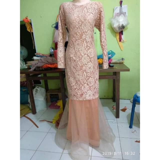 Latest designs muslim kebaya moden satin malaysia jubah peplum putri duyung islamic kedab cotton baju kurung , find complete details about latest designs . Jual Baju Kurung Baju Lebaran Dress Duyung Indonesia Shopee Indonesia