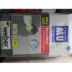 Jual MU-200 SKIMWALL / MORTAR UTAMA / SEMEN ACI &amp; PLESTER 20 KG V/ GO-SEND  Indonesia|Shopee Indonesia