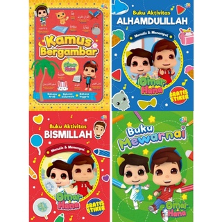 Gambar mewarnai omar dan hana | kumpulan gambar bagus from i.pinimg buku mewarna. Jual 20 Halaman Buku Mewarnai Anak Premium Cocomelon Omar Hana Bing Bunny Babyshark Coloring Book Indonesia Shopee Indonesia