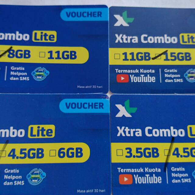 Beli voucher xtra combo lite online harga murah terbaru 2021 di tokopedia! Voucher Xl Xtra Combo Lite 4 5gb 8gb 15gb Shopee Indonesia