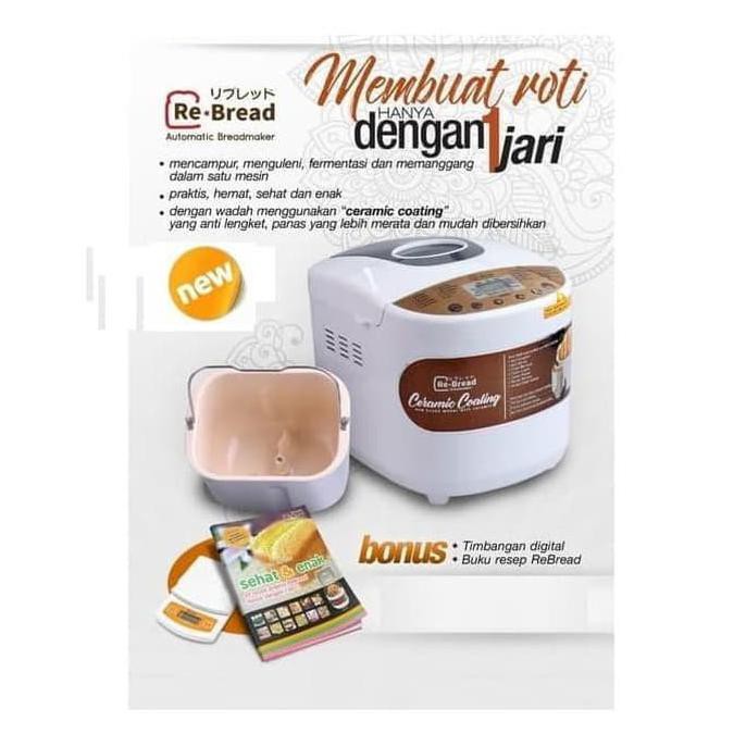 Untungnya pas banget masuk di bread slicer manual punyaku. Loyang Terlaris Rebread Rb250 C Wadah Keramik Breadmaker New Shopee Indonesia