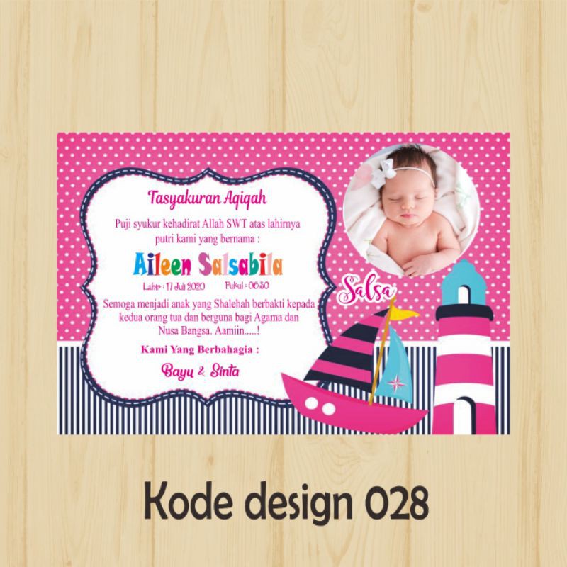 Check spelling or type a new query. Kartu Tasyakuran Kartu Ucapan Kartu Tasyakuran Aqiqah Kartu Tasyakuran Kelahiran Kartu Selapanan Shopee Indonesia
