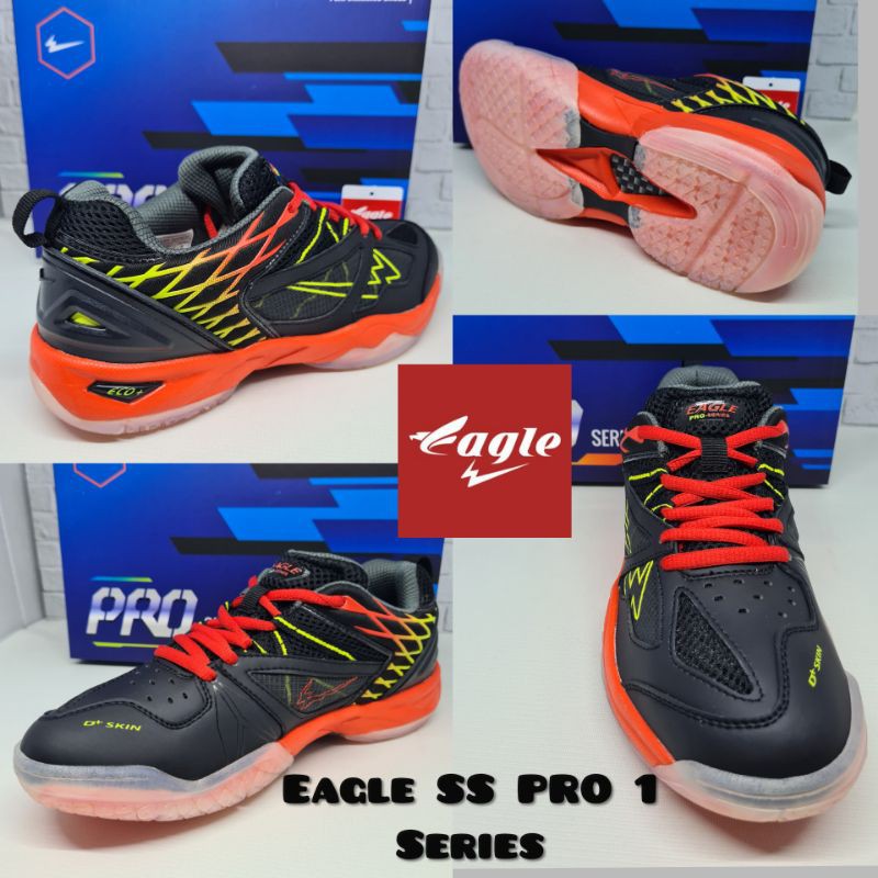 Sepatu yang satu ini merupakan sepatu futsal dengan bahan rubber berkualitas, dan upper yang. Sepatu Badminton Eagle Ss Pro Series Original Shopee Indonesia