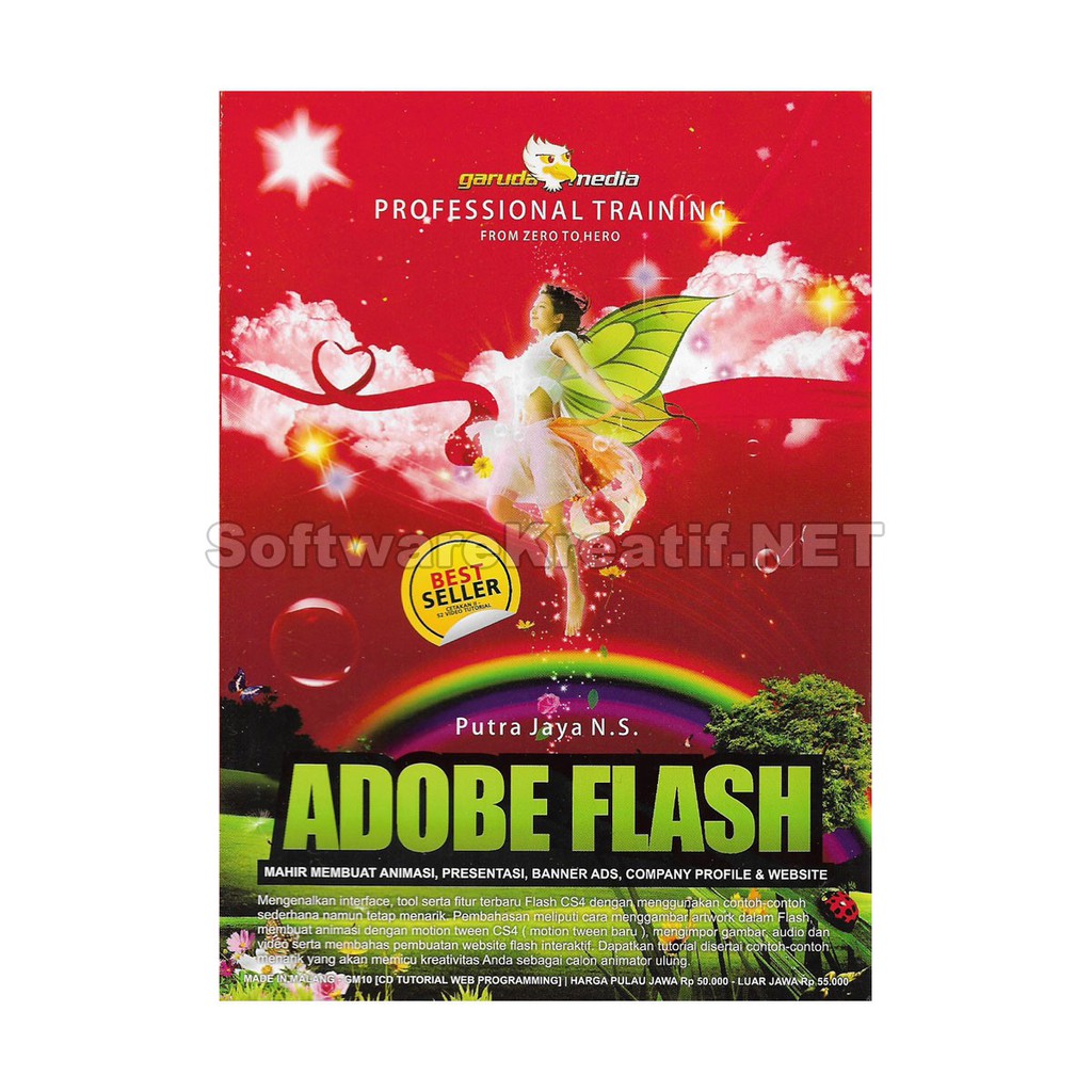 Garuda Media CD Video Tutorial Adobe Flash CS4 - Membuat Animasi, Banner  Iklan &amp; Website | Shopee Indonesia