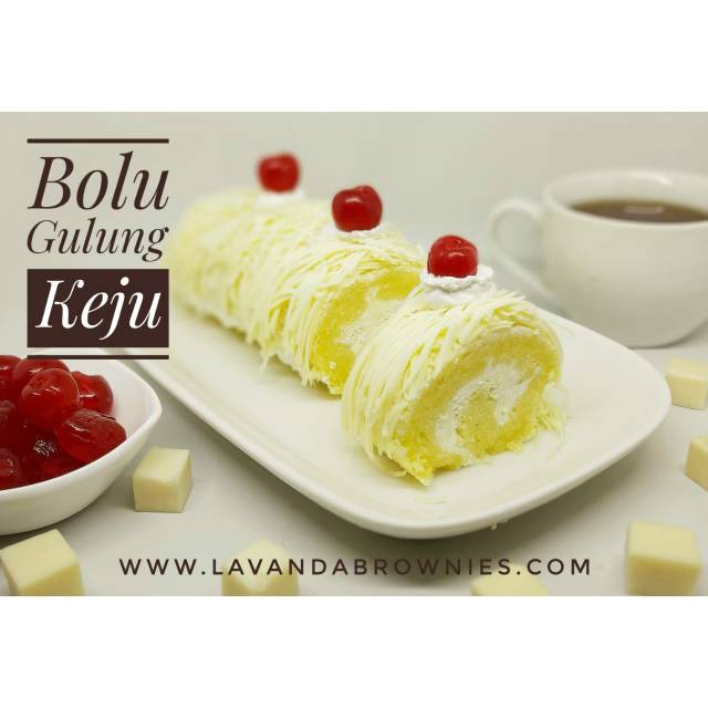 Cairkan coklat batang, margarine dan minyak sayur sisihkan · ayak terigu, coklat bubuk dan maizena sisihkan · kocok telur, gula dan sp sampai . Jual Lavanda Brownies Bolu Gulung Keju Cake Roll Cheese Khusus Gosend Indonesia Shopee Indonesia