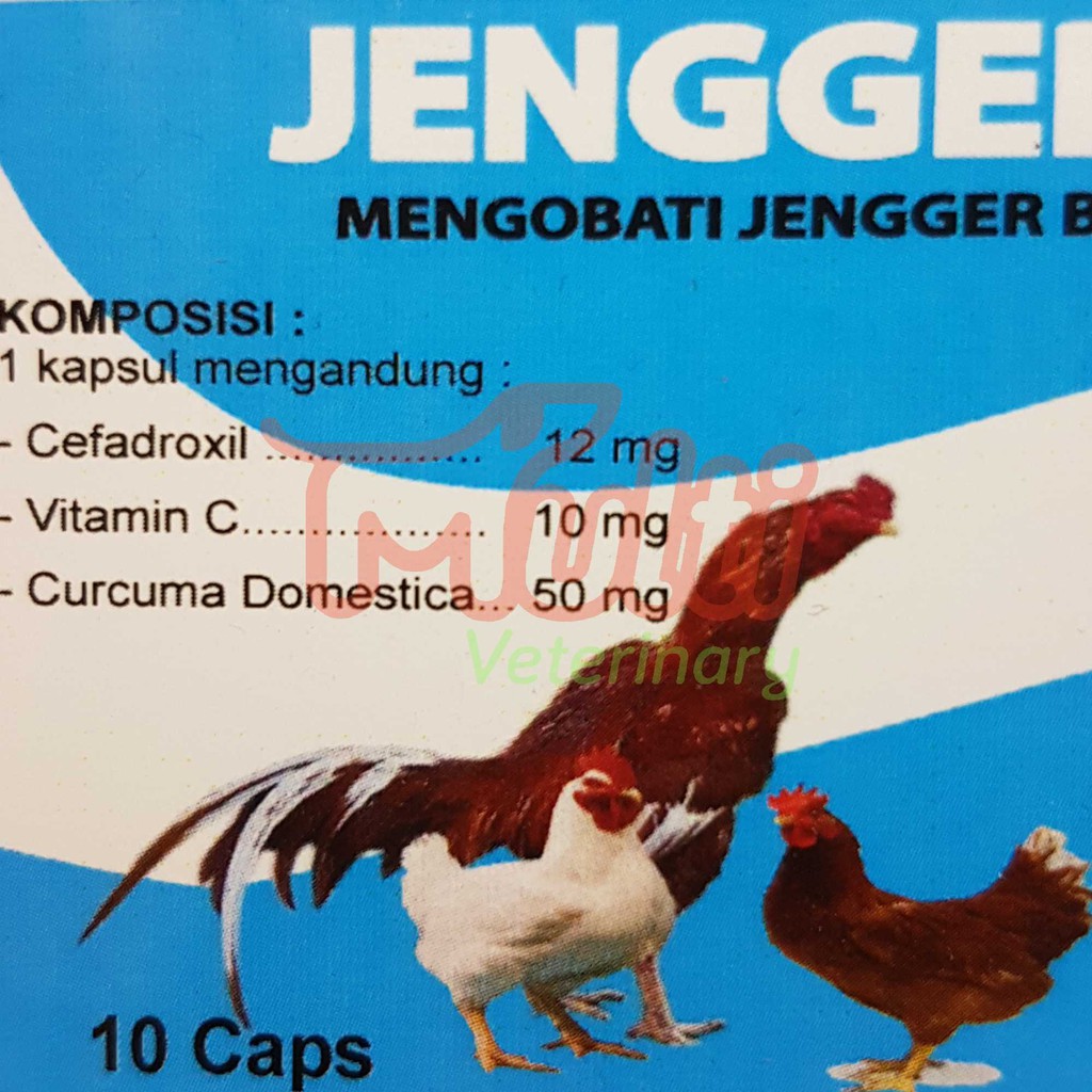 Jengger Biru Plus 10 Caps Kapsul Obat Mengobati Jengger Biru Blue