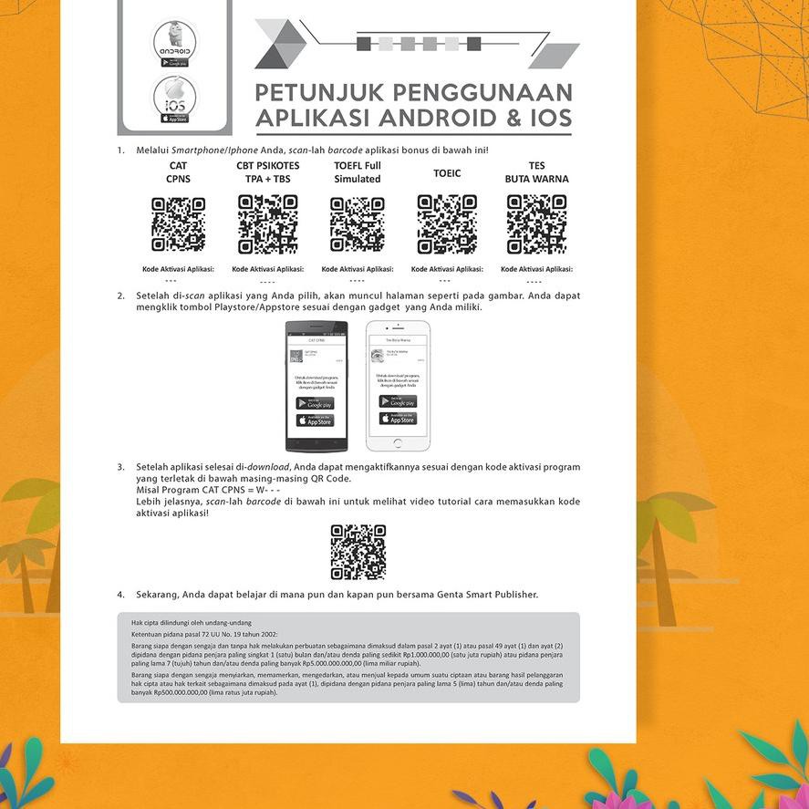 Mirip psikotes bagi yg telah lulus tes bumn values. Hot Sale Kode 655 Buku Materi Soal Tes Bumn Cpns Panduan Sukses Tes Bumn Cpns Sistem Cat 2019 20 Shopee Indonesia