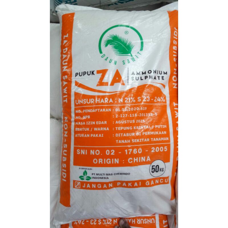 Pupuk za rp 1.700 per kg atau rp 85.000 per sak isi 50 kg, naik 300 per kg dibandingkan het tahun lalu rp 1.400 per kg atau rp 70.000 per . Jual Pupuk Za Daun Sawit 1kg Indonesia Shopee Indonesia