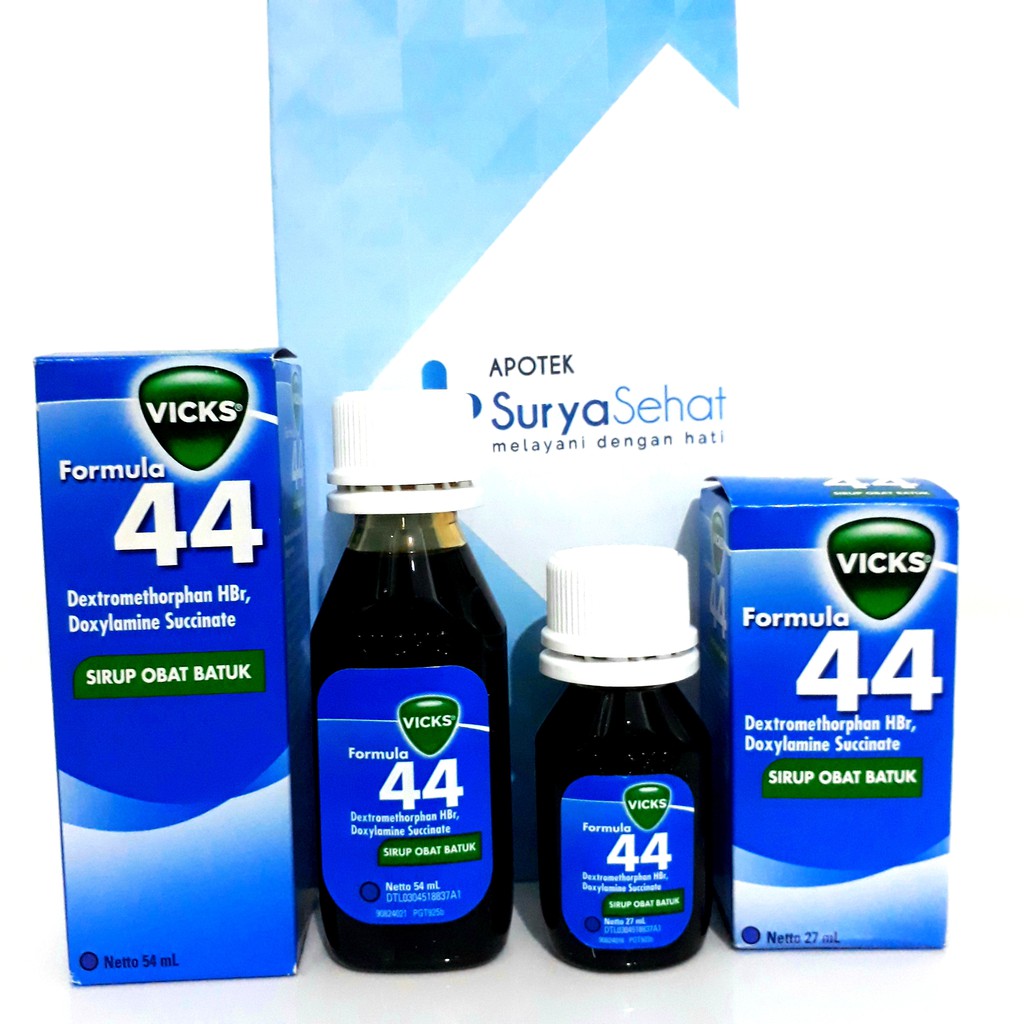 Vicks Formula 44 Dewasa 27 54 Ml 100ml Obat Batuk Berdahak Dan