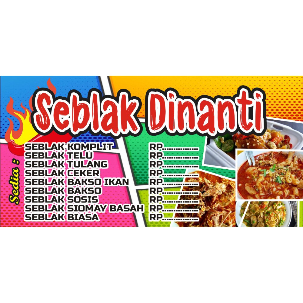 Desain banner rumah makan cdr best banner design 2019 best banner design, . Jual Spanduk Seblak Bisa Custom Desain Indonesia Shopee Indonesia