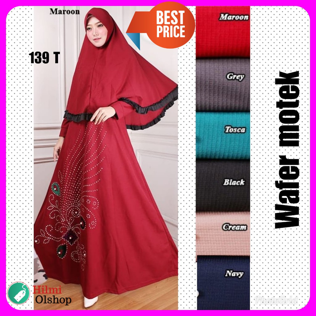 Baju Gamis Wanita Muslim Terbaru Gamis Simple Dan Elegan Ada Harga