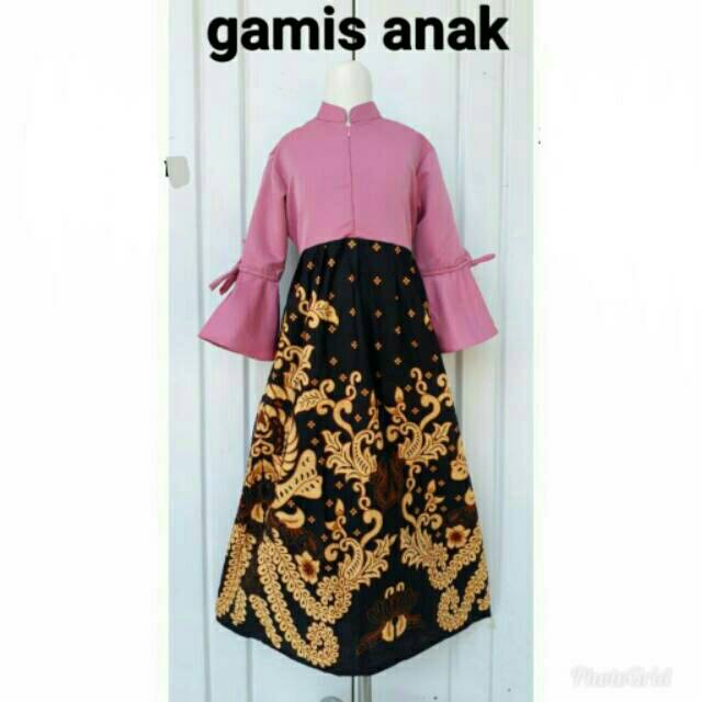 Gamis Batik Anak Usia 10 13th Couple Keluarga Shopee Indonesia