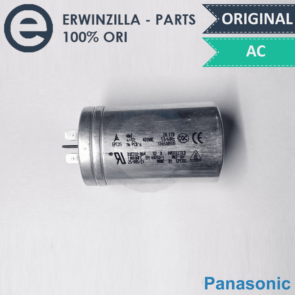 Kapasitor Kompresor 40 Uf Ac Panasonic