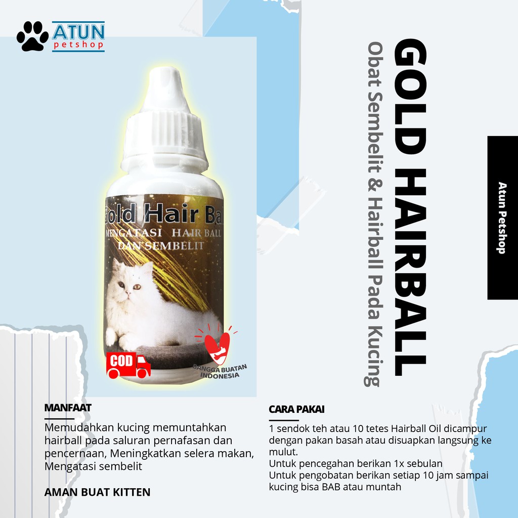 Makan yang melancarkan pencernaan kucing; Jual Gold Hairball Herbal Kucing Sembelit Produksi Golden Hill Indonesia Shopee Indonesia